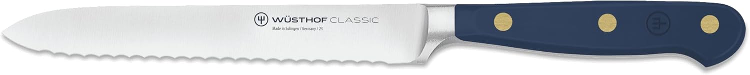 Wusthof Classic Wild Blueberry - 5" Serrated Utility Knife