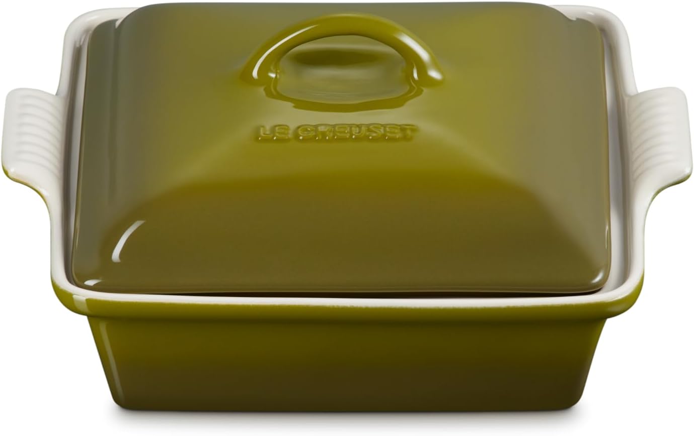 Le Creuset 2 Qt. Heritage Covered Square Casserole - Olive