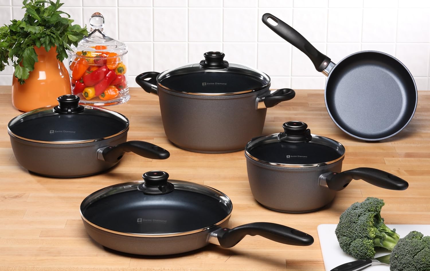 Swiss Diamond - 9 Pc. Cookware Set
