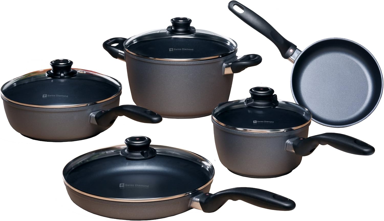 Swiss Diamond - 9 Pc. Cookware Set