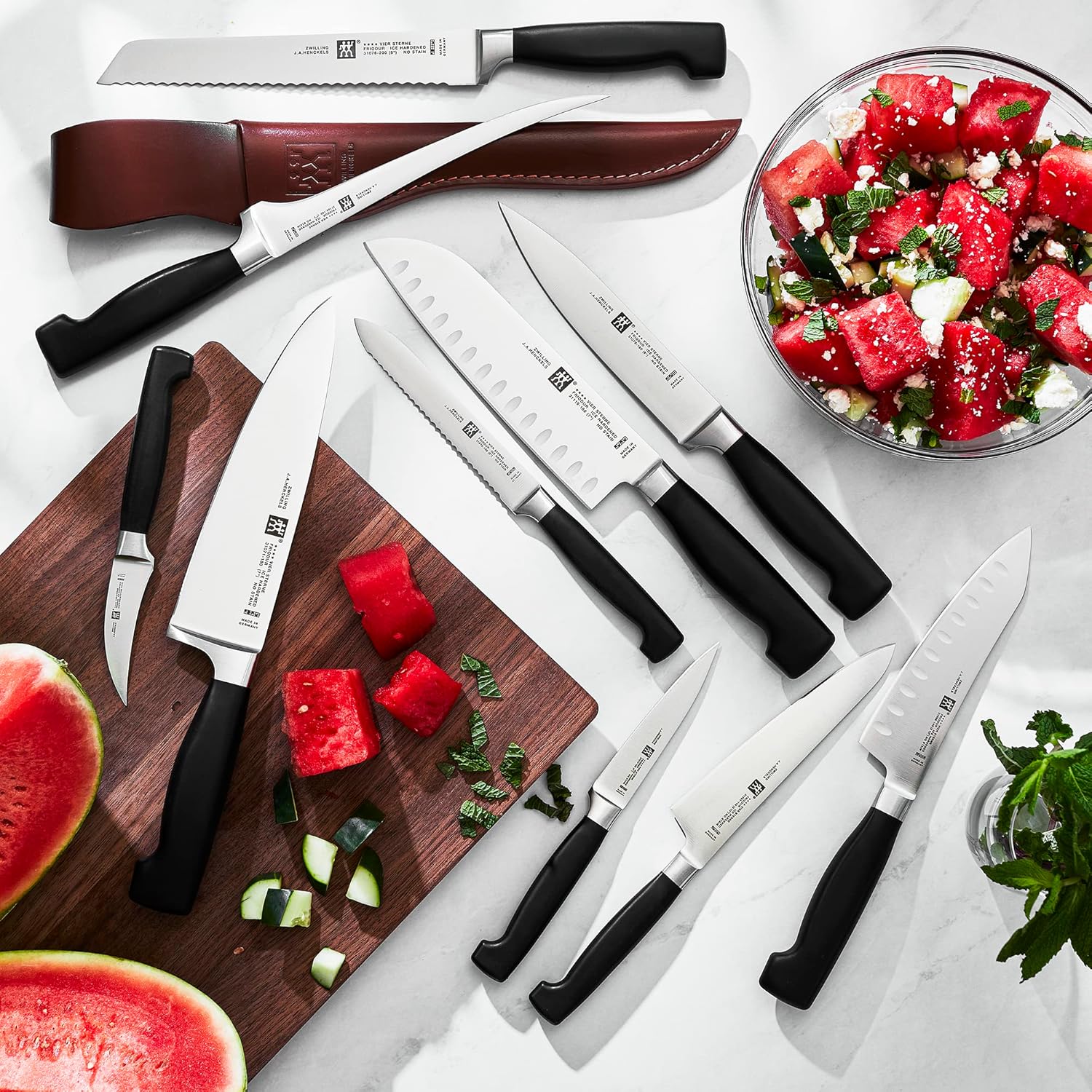 Henckels Four Star - 8 Pc. Self-Sharpening Knife Block Set