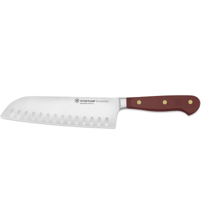 Wusthof Classic - 7" Hollow Edge Santoku Knife - Color Options & Engraving Available