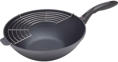 Swiss Diamond - 11.8" Induction Wok w/Rack & Glass Lid