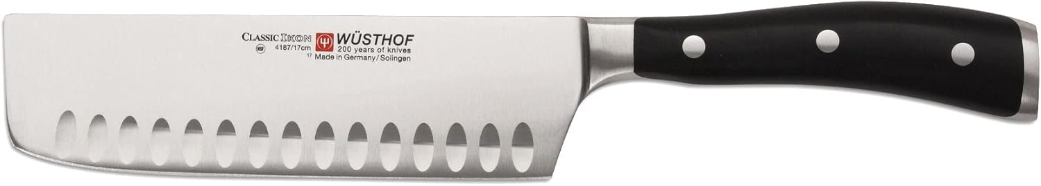 Wusthof Classic Ikon - 7" Nakiri w/Hollow Edge- Personalized Engraving Available