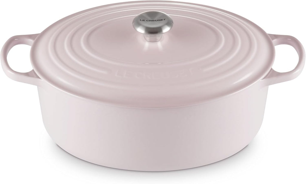 Le Creuset 8 Qt. Signature Oval Dutch Oven w/Stainless Steel Knob - Shallot
