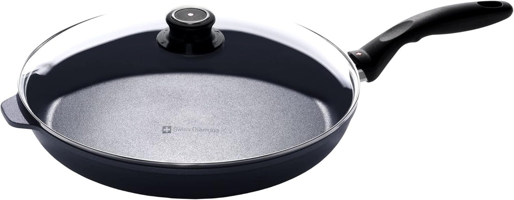 Swiss Diamond - 12.5" Induction Fry Pan w/Glass Lid