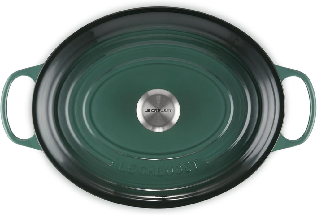 Le Creuset 8 Qt. Signature Oval Dutch Oven w/Stainless Steel Knob - Artichaut