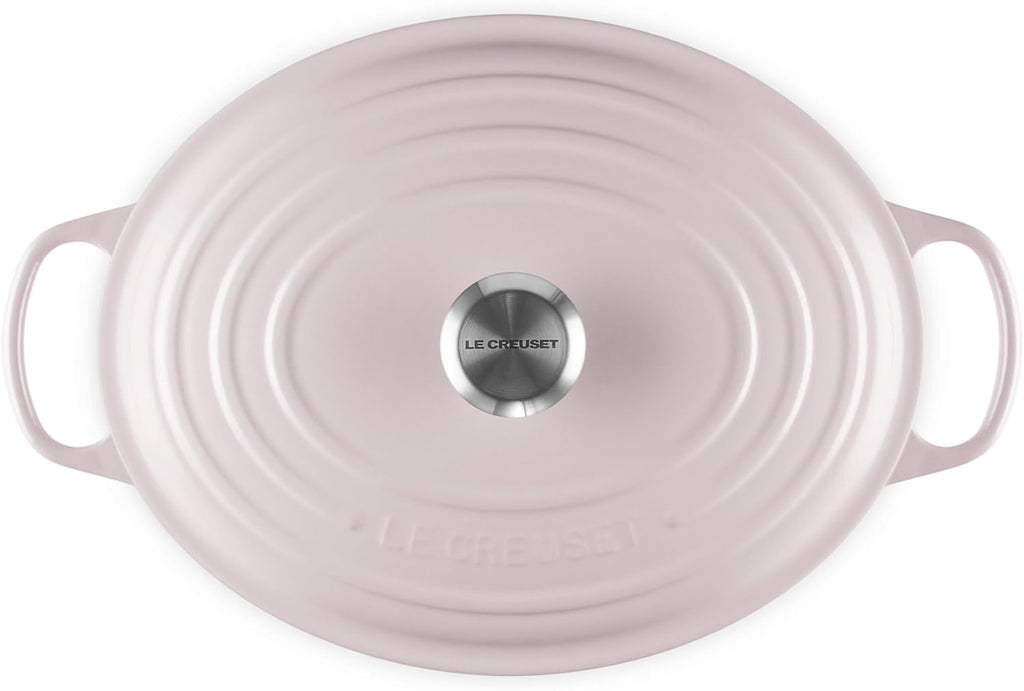 Le Creuset 8 Qt. Signature Oval Dutch Oven w/Stainless Steel Knob - Shallot