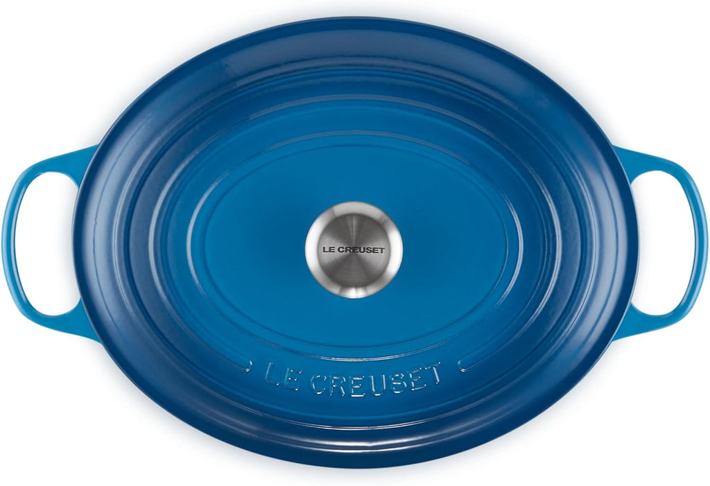 Le Creuset 8 Qt. Signature Oval Dutch Oven w/Stainless Steel Knob - Marseille