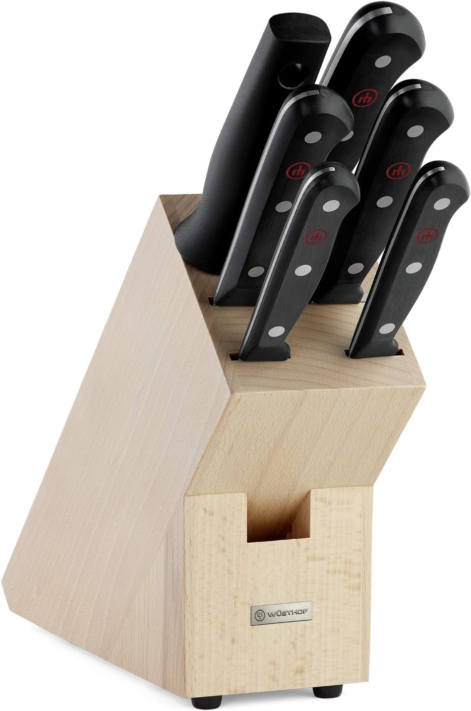 Wusthof Gourmet - 7 Pc. Knife Block Set, Beech Wood