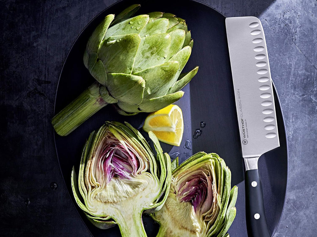 Wusthof Classic Ikon - 7" Nakiri w/Hollow Edge- Personalized Engraving Available