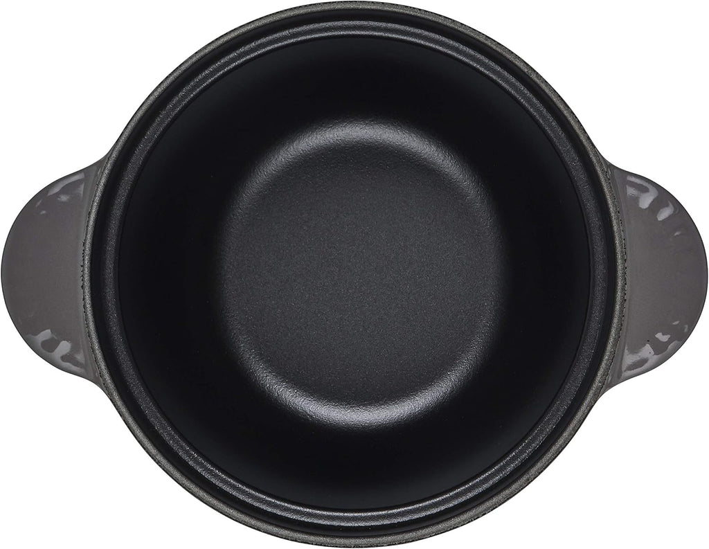 Le Creuset 2 1/4 Qt. Rice Pot w/Stainless Steel Knob & Stoneware Insert - Oyster