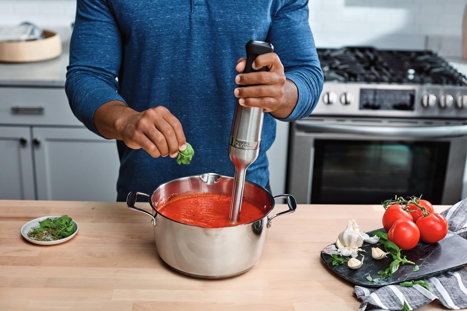 Vitamix Immersion Blender - Stainless Steel/White