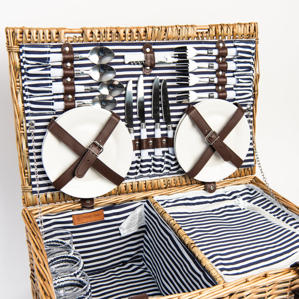 Covington Classic Willow Four Person Picnic Basket