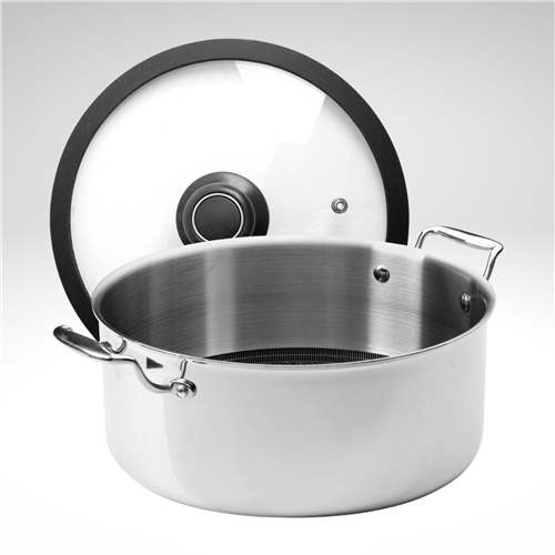 Black Cube CeramicQR 11" Stockpot w/Lid