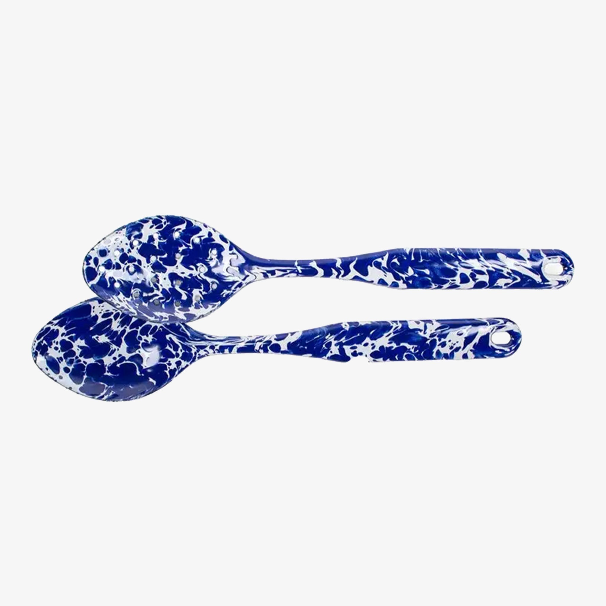 Cobalt Swirl Enamelware Spoon Set