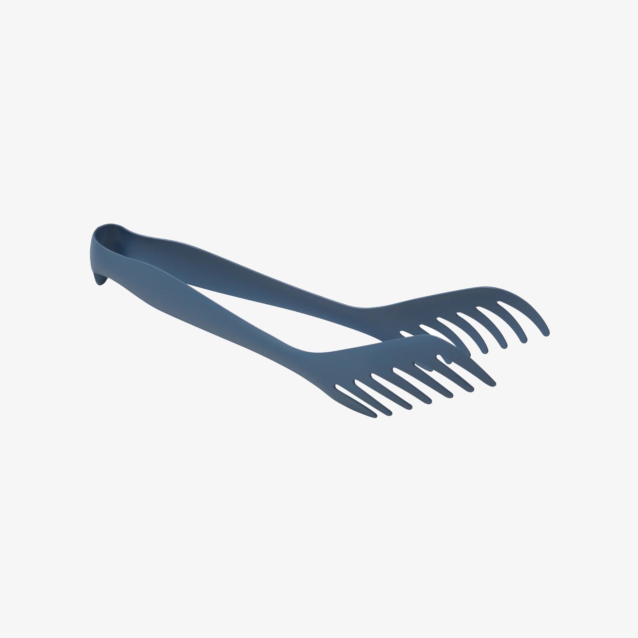 Forked French Serving Tongs in Pastel Blue