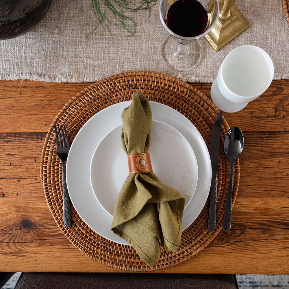 Hammered Black Flatware