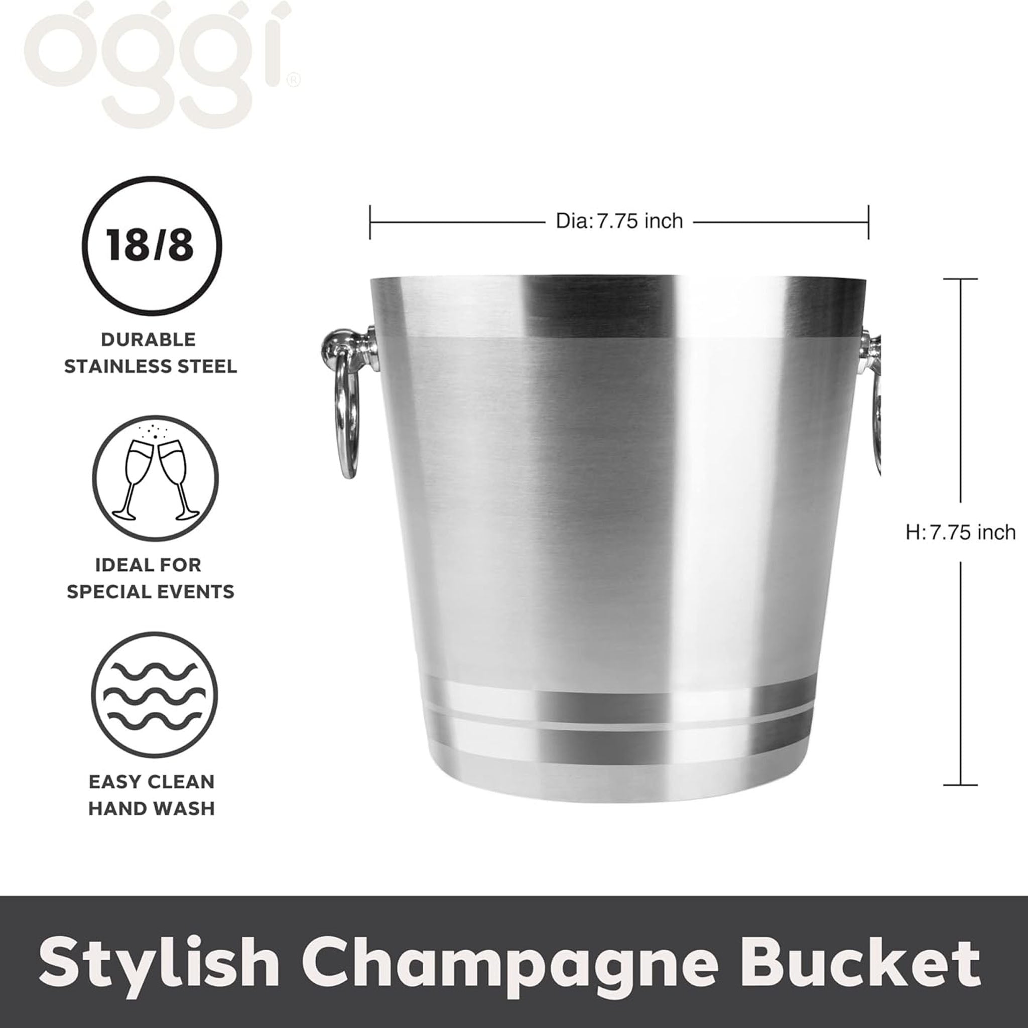Stainless Steel Champagne Bucket
