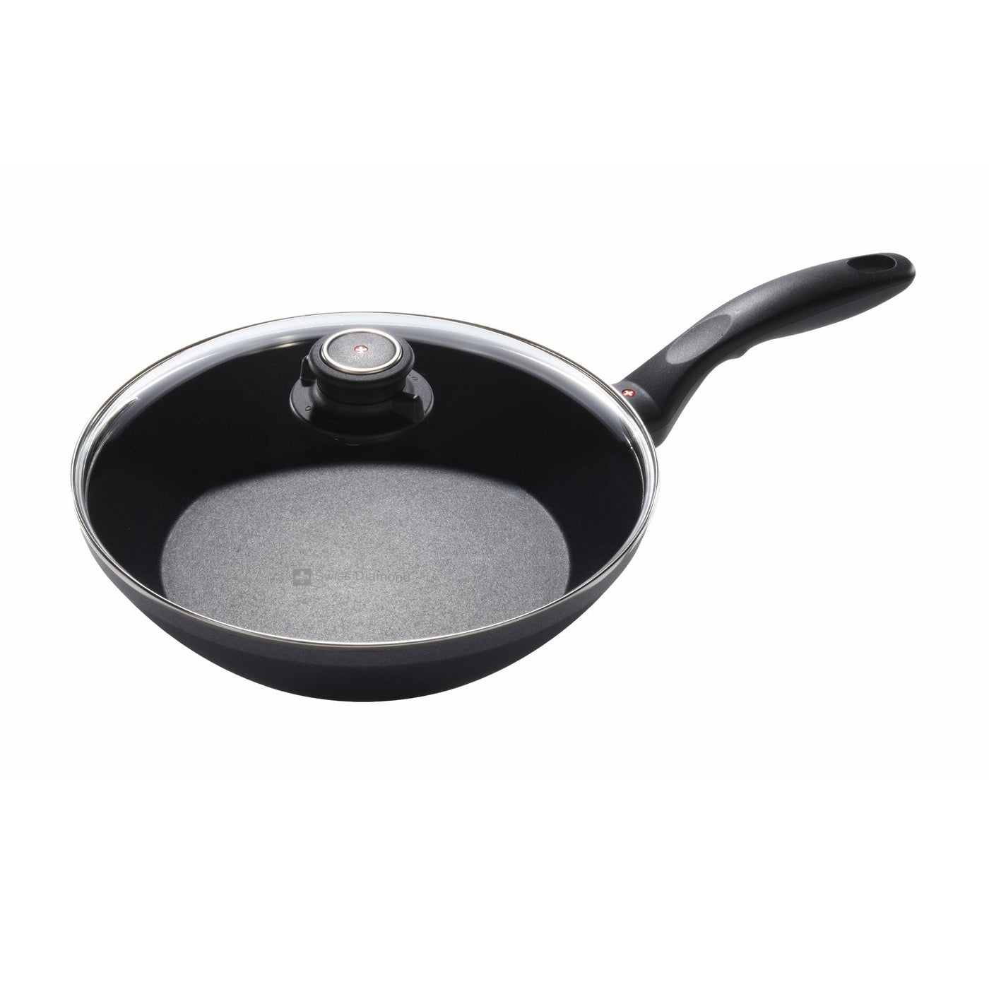 Swiss Diamond - 11" Induction EDGE Stir Fry Pan w/Glass Lid