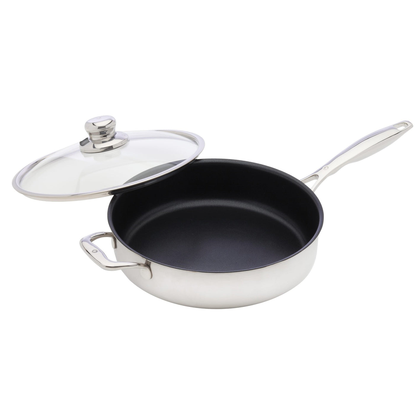 Swiss Diamond - 11" Nonstick Clad Sauté Pan w/Glass Lid