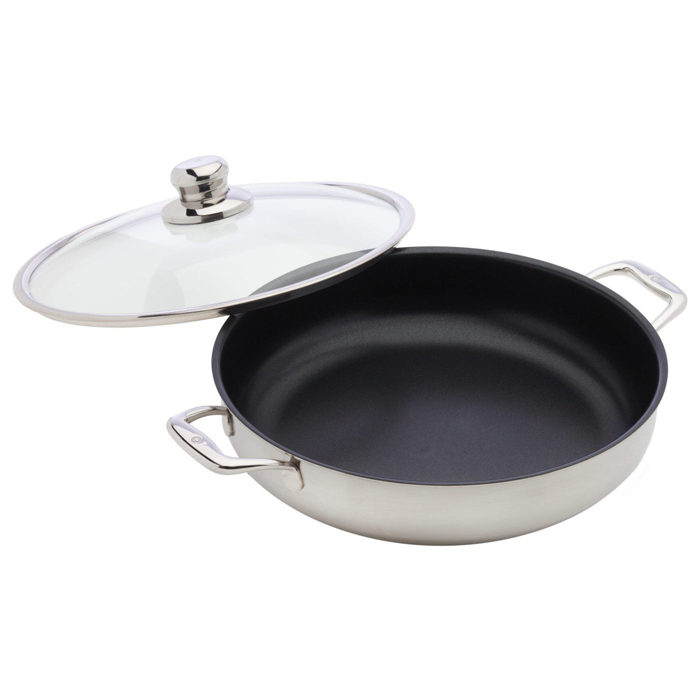 Swiss Diamond - 12.5" Prestige Clad Chef's Pan w/Glass Lid